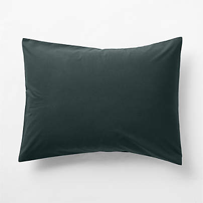 Cozy Cloud Spruce Green Organic Washed Cotton Kids Duvet Sham