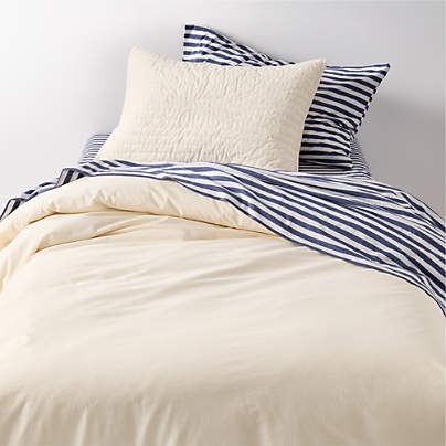 Cozy Cloud Undyed Organic Cotton Kids Twin Duvet Cover