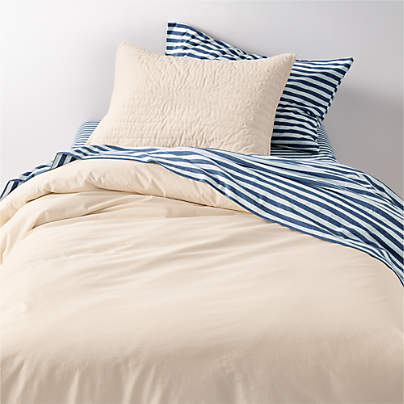 Cozy Cloud Undyed Organic Cotton Kids Duvet Cover