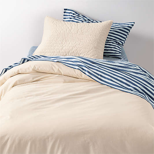 Cozy Cloud Undyed Organic Cotton Kids Duvet Cover