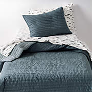 Supersoft Midnight Navy Blue Organic Cotton Gauze Kids Twin Sheet Set