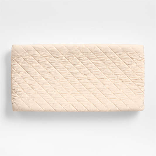 Cozy Cloud Washed Organic Undyed Cotton Baby Changing Pad Cover