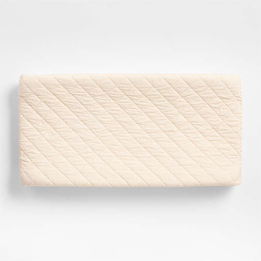 Cozy Cloud Washed Organic Undyed Cotton Baby Changing Pad Cover