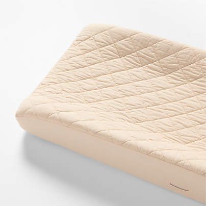 Cozy Cloud Washed Organic Undyed Cotton Baby Changing Pad Cover