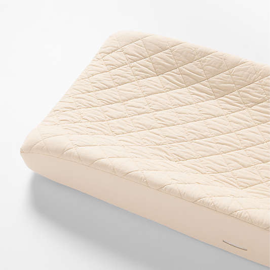 Cozy Cloud Washed Organic Undyed Cotton Baby Changing Pad Cover