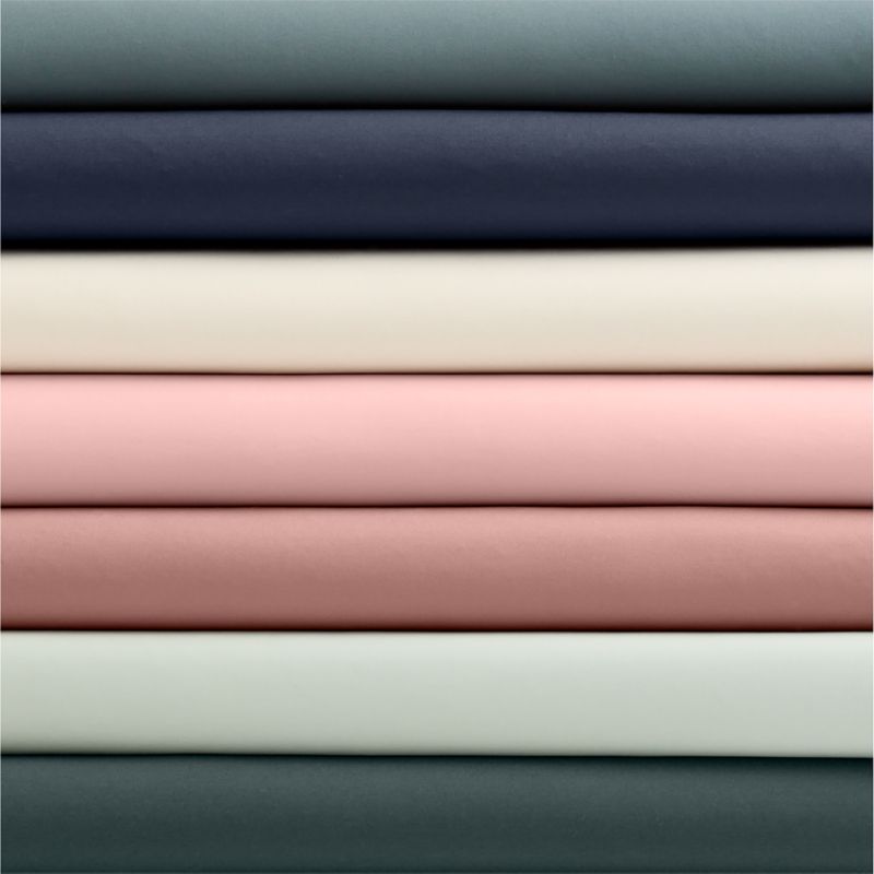 Cozy Cloud Spruce Green Organic Washed Cotton Kids Twin Duvet Cover - image 1 of 8
