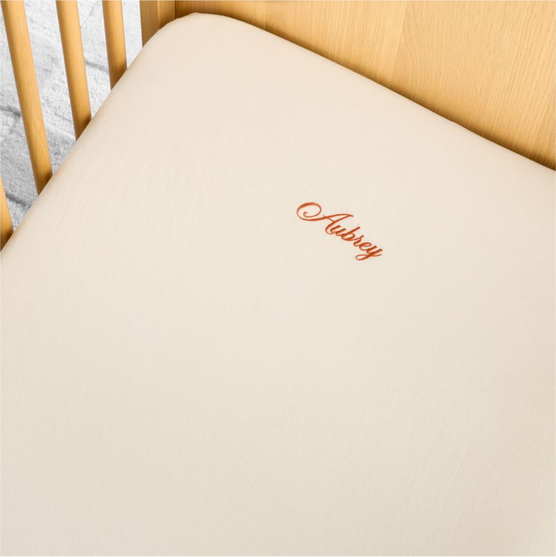 Cozy Cloud Undyed 100% Organic Cotton Baby Crib Fitted Sheet - image 1 of 5