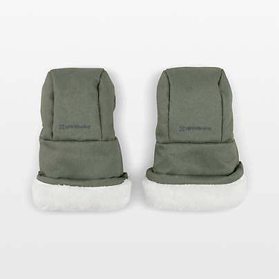 UPPAbaby CozyHandmuffs Evelyn Meadow Green Stroller Mittens