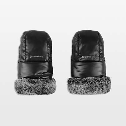 UPPAbaby CozyHandmuffs Lyla Onyx Black Stroller Mittens