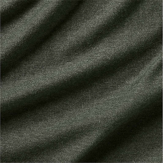 Cozysoft Organic Cotton Jersey Ficus Green Pillowcases, Set of 2
