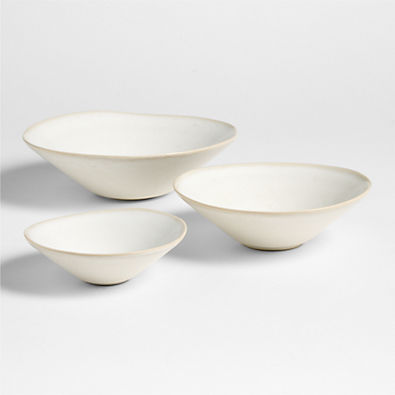 View Basel Recycled Stoneware Nesting Bowls, Set of 3 by Daniel Humm details