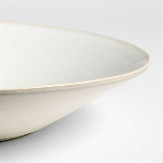 Basel Recycled Stoneware Shallow Serve Bowl by Daniel Humm