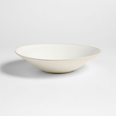 View Basel Recycled Stoneware Shallow Serve Bowl by Daniel Humm details