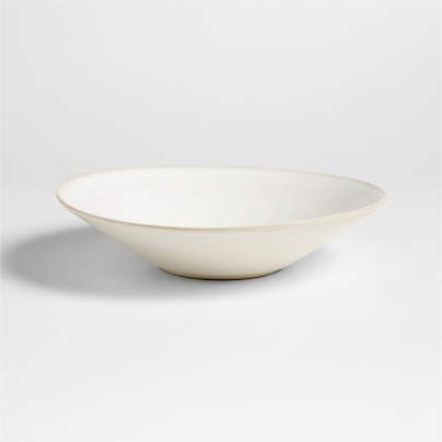 Basel Recycled Stoneware Shallow Serve Bowl by Daniel Humm