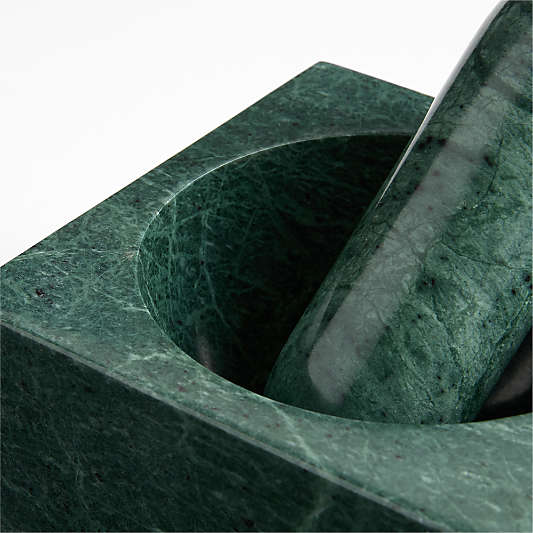 Geneve Green Marble Mortar and Pestle by Daniel Humm