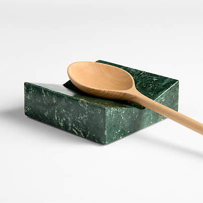 Geneve Green Marble Spoon Rest by Daniel Humm