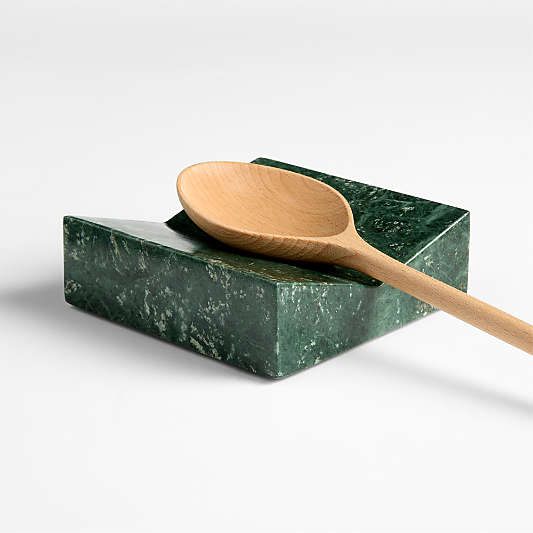 Geneve Green Marble Spoon Rest by Daniel Humm