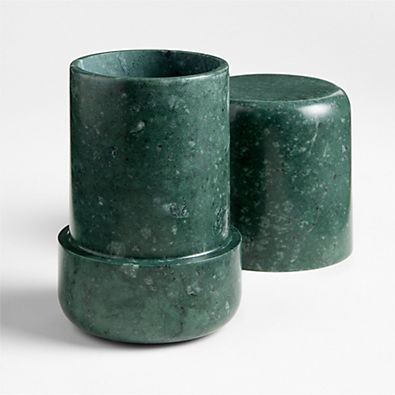 View Geneve Green Marble Tea Canister by Daniel Humm details