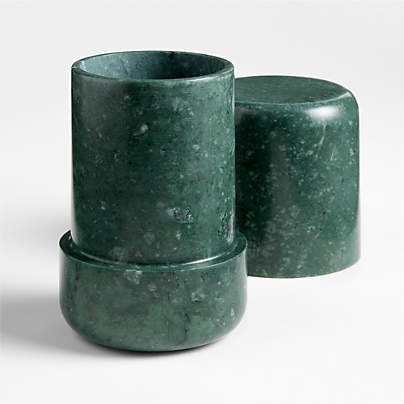 Geneve Green Marble Tea Canister by Daniel Humm