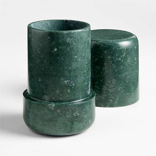 Geneve Green Marble Tea Canister by Daniel Humm