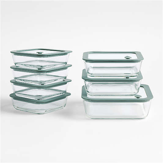 Interlude Glass 14-Piece Food Storage Container Set by Daniel Humm