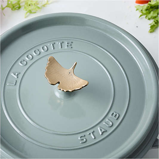 Staub ® x Daniel Humm Eucalyptus 4-Qt. Cocotte with Ginkgo Knob