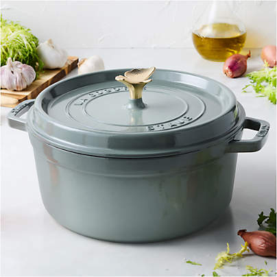 Staub ® x Daniel Humm Eucalyptus 4-Qt. Cocotte with Ginkgo Knob