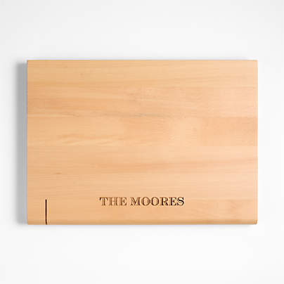 Timbre Beech Wood Cutting Board with Walnut Inlay by Daniel Humm