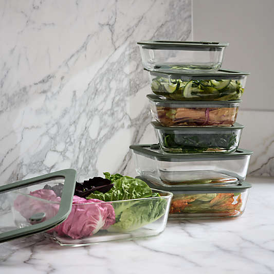 Interlude Glass 14-Piece Food Storage Container Set by Daniel Humm