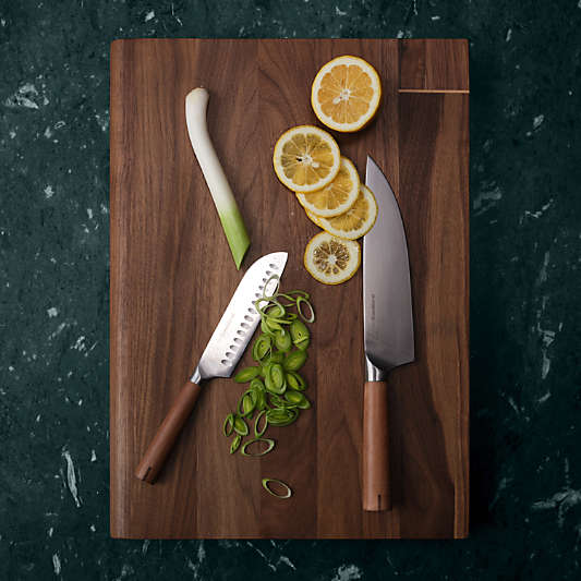 Timbre Walnut Cutting Board with Beech Wood Inlay by Daniel Humm