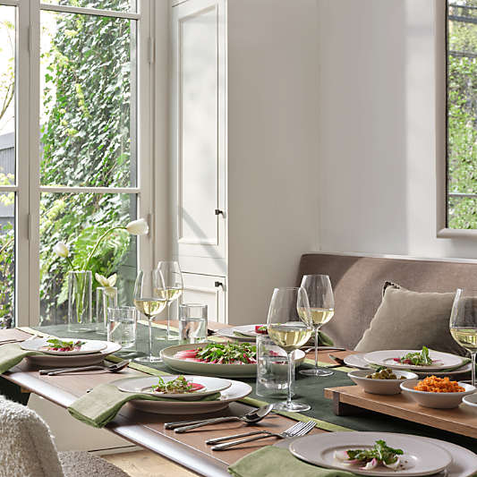 Harmonic Ficus Green Twill Napkin by Daniel Humm