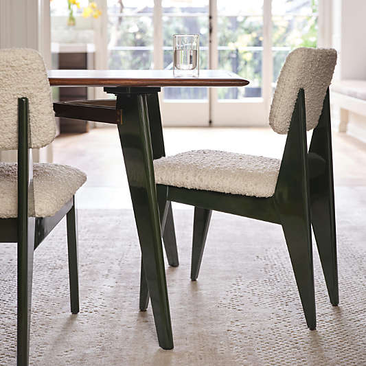 Verbier 82" Kombu Green Dining Table with Dark Walnut by Daniel Humm