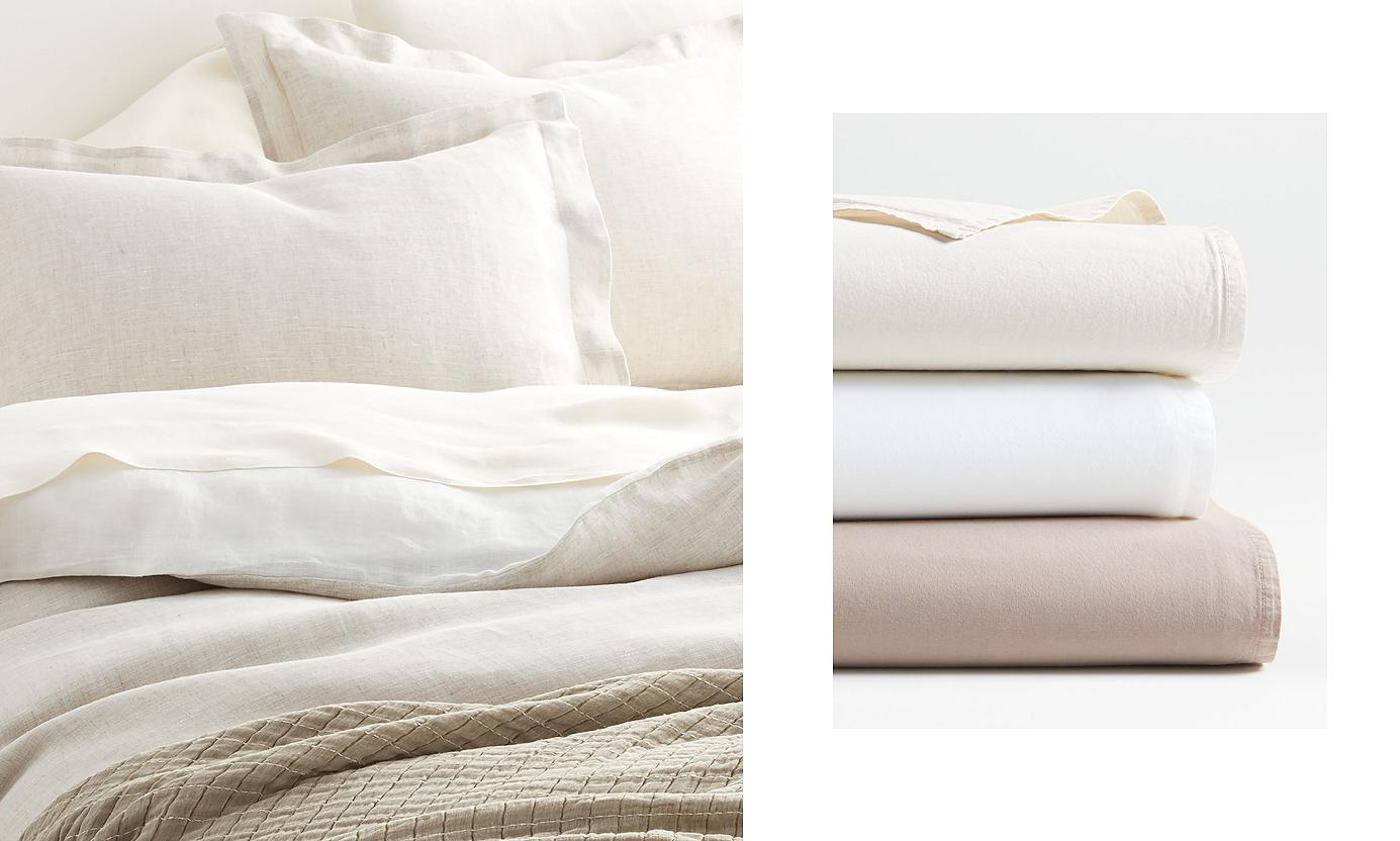 Bedding, Bath Towels and Accessories Crate and Barrel Canada