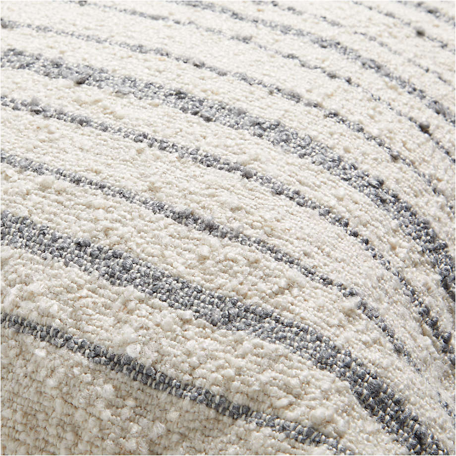 Dahlia 22x15 Boucle Thin Stripe Outdoor Lumbar Pillow by Leanne Ford +  Reviews