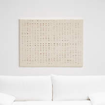 'Natural Daisy Chain' Wall Art 48"x2" by Leanne Ford' + Reviews | Crate & Barrel