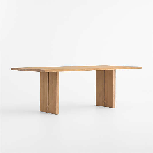Dakota 85" Solid Oak Wood Dining Table