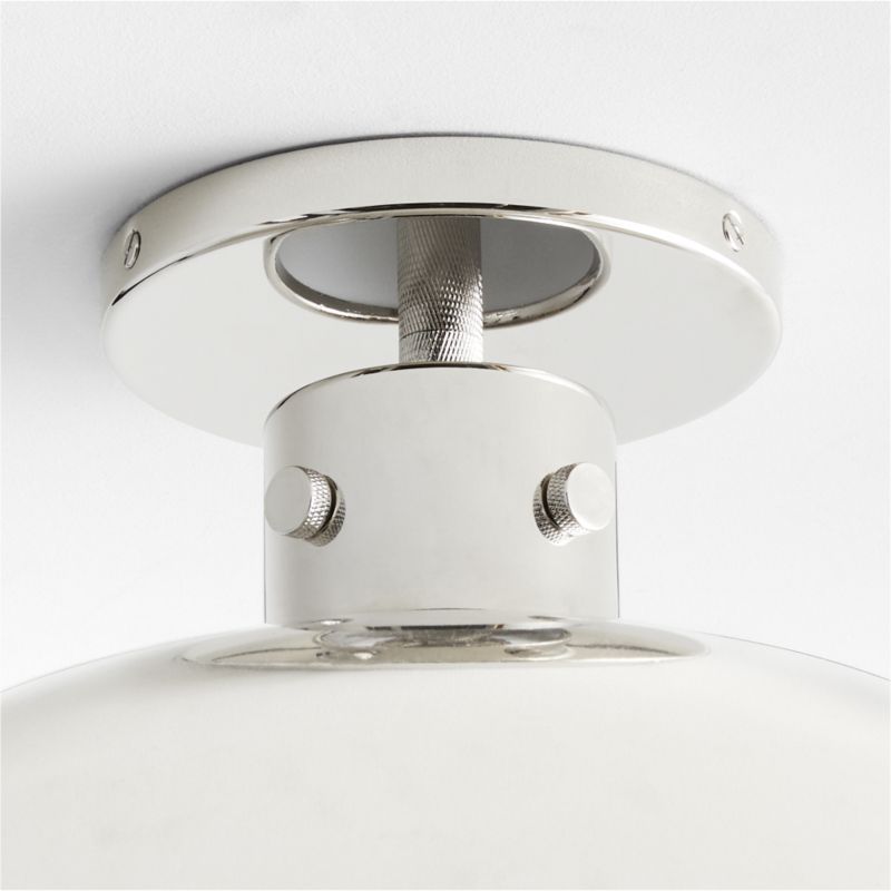 Dakota Chrome Flush Mount Light with Large Chrome Dome - image 3 of 4