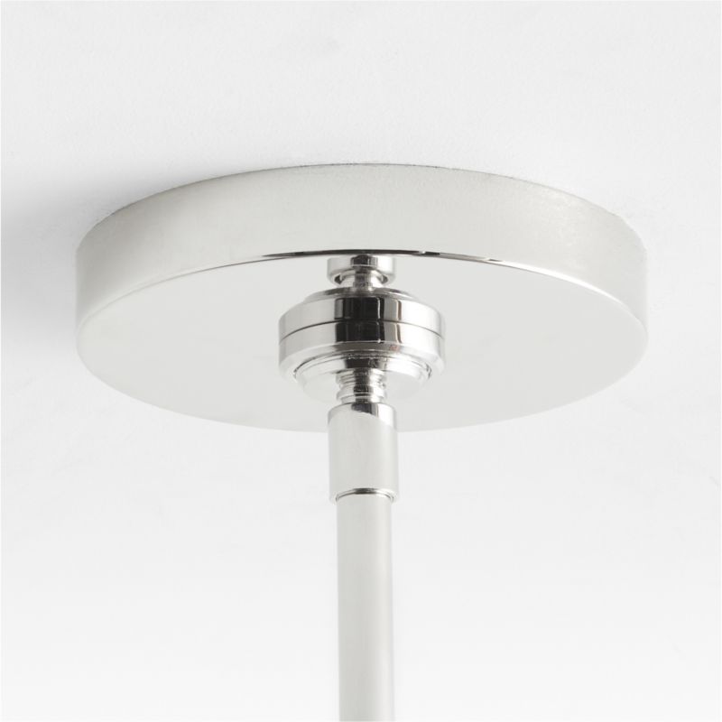 Dakota Chrome Pendant Light with Small Chrome Dome - image 8 of 8