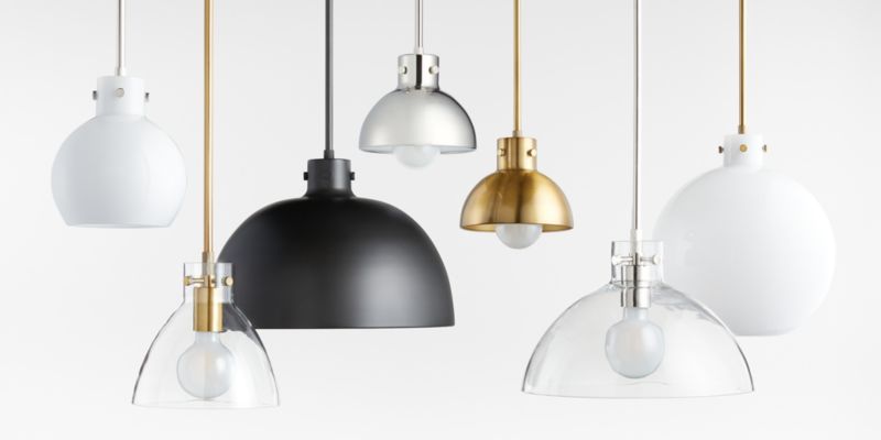 Dakota Chrome Pendant Light with Small Chrome Dome - image 3 of 8