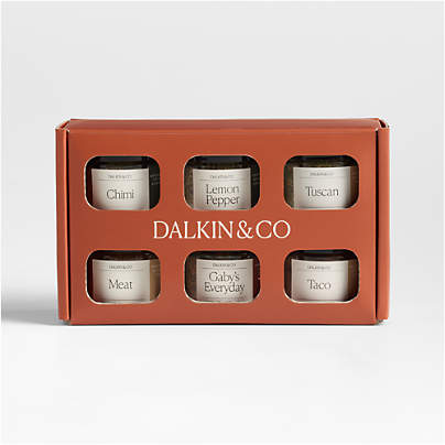 Dalkin & Co. Mini Discovery 6-Jar Seasoning Gift Set