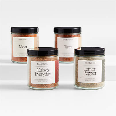 Dalkin & Co. Seasonings, Set of 4