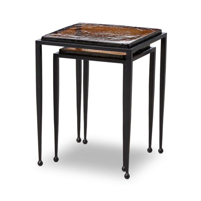 Dalston Amber Nesting End Tables - image 3 of 9