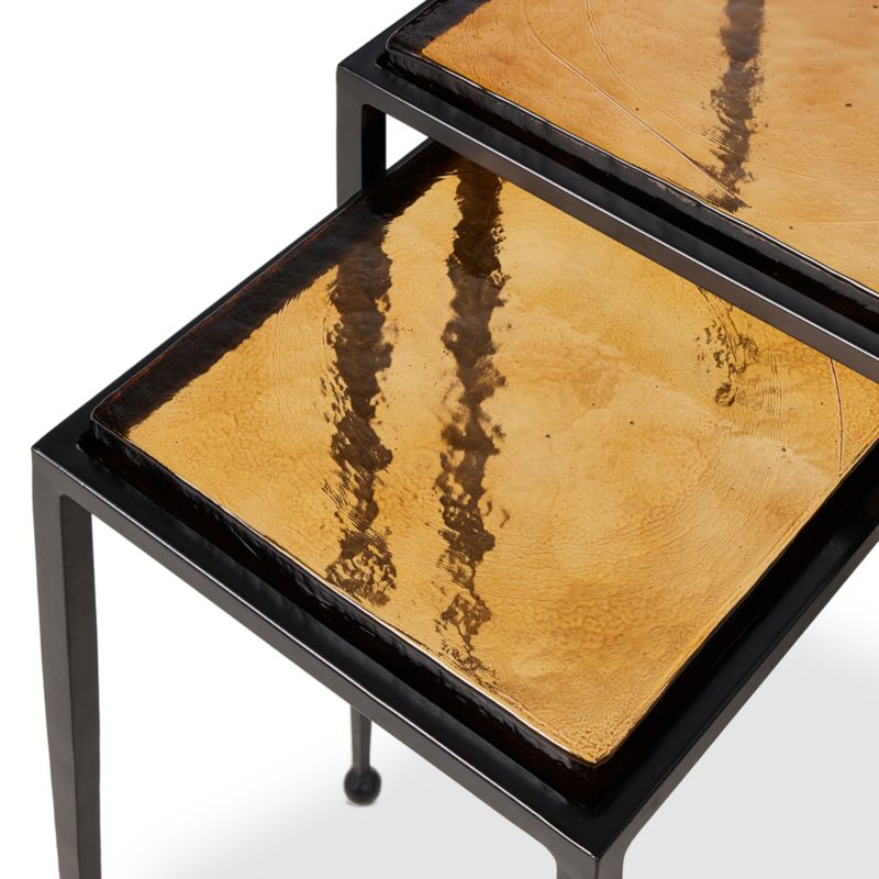 Dalston Amber Nesting End Tables - image 6 of 9