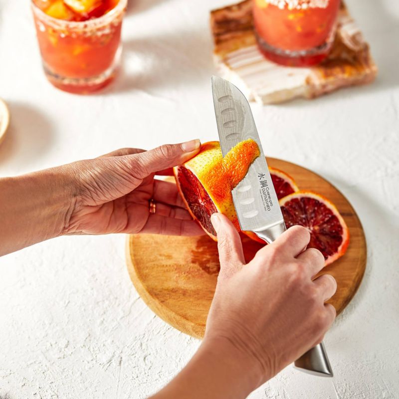 Cuisine::pro® Damashiro® 5.5" Santoku Knife - image 3 of 5