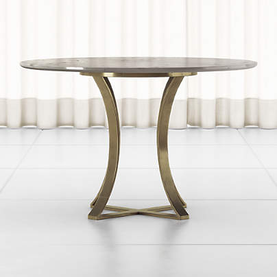 Damen 48" White Marble Top Dining Table