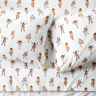 Stay Cool Dancer Organic Cotton Kids Full Sheet Set