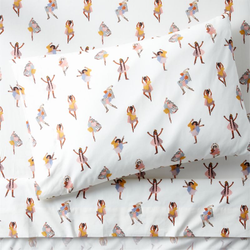 Dancer Organic Cotton Kids Twin Sheet Set