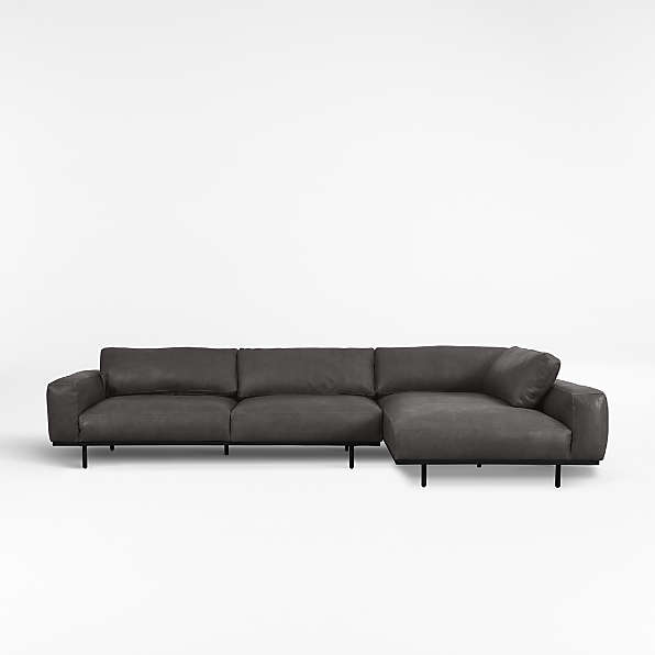 Leather Sectional Sofas 100 Options, Real Leather Sectionals