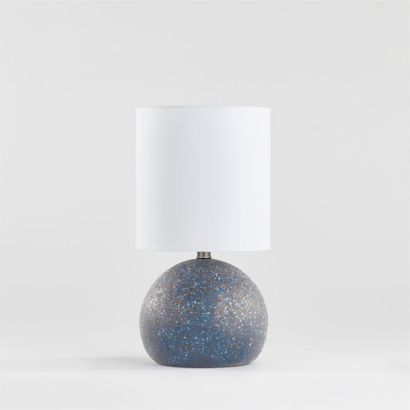 Dark Blue Terrazzo Kids Table Lamp - image 9 of 13