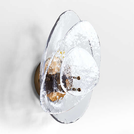 Darya Layered Glass Wall Sconce Light